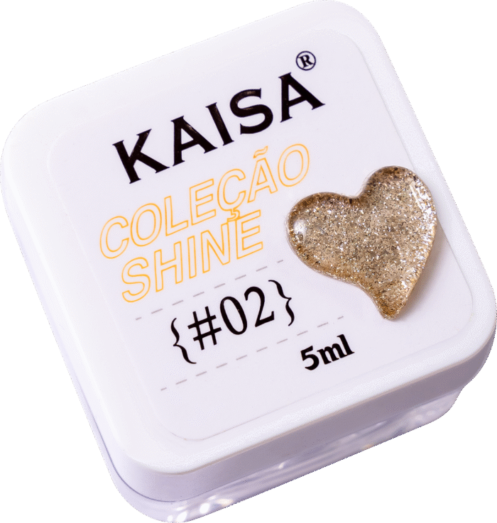 Glitter em Gel Shine Kaisa #2 Champagne - Imagem 4