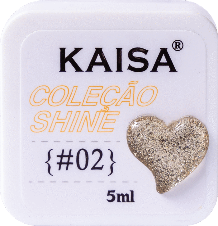 Glitter em Gel Shine Kaisa #2 Champagne - Imagem 2
