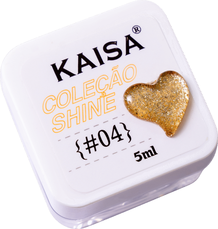 Glitter em Gel Shine Kaisa #4 Dourado - Imagem 2