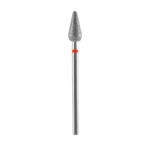 Broca Diamantada Tipo Pêra Arredondada - Staleks Pro - Ø 5mm - Vermelha - FA101R050/12 - Imagem 2