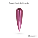 Pó Chrome 05 Charms Beauty - Efeito espelhado - Imagem 2