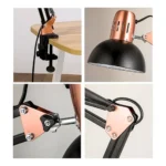 Luminária Pixar Articulada Com Garra 40W - Preta - Imagem 3