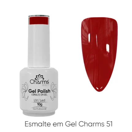 Esmalte em Gel Charms (Gel Polish) 10ml – Cor N°51