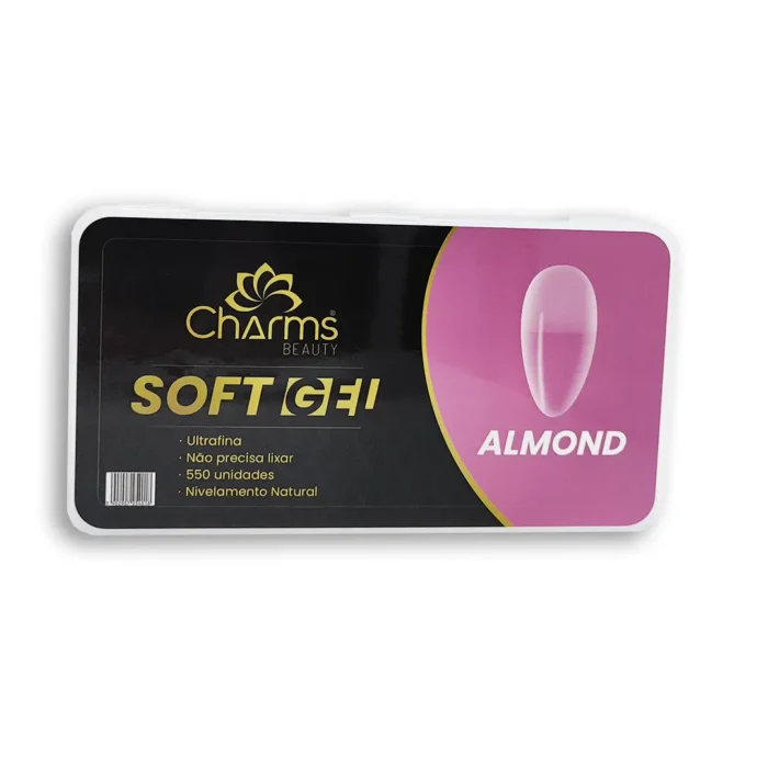 Soft Gel Almond com 550 Charms Beauty - Imagem 2