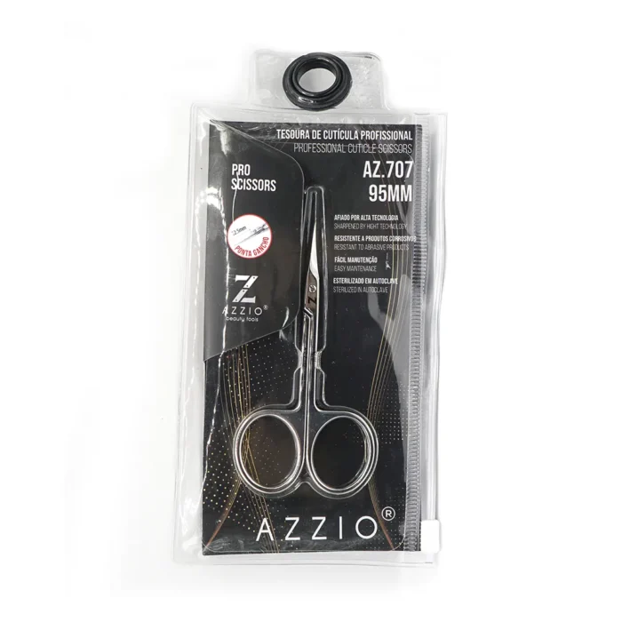 Tesoura Profissional para Cutícula Azzio - AZ 707 - Imagem 4