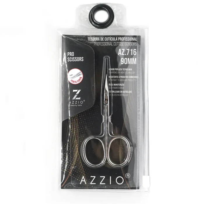 Tesoura Profissional para Cutícula Azzio - AZ 716 - Imagem 4