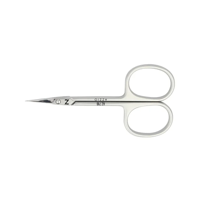 Tesoura Profissional para Cutícula Azzio - AZ 718 Para Canhoto - Imagem 1